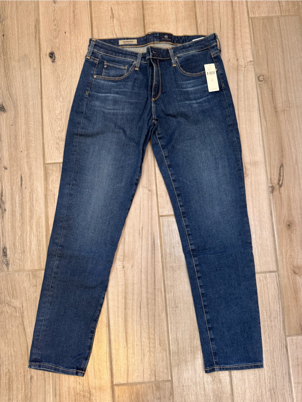 Ag Adriano Goldschmied Dark Blue Skinny Jeans